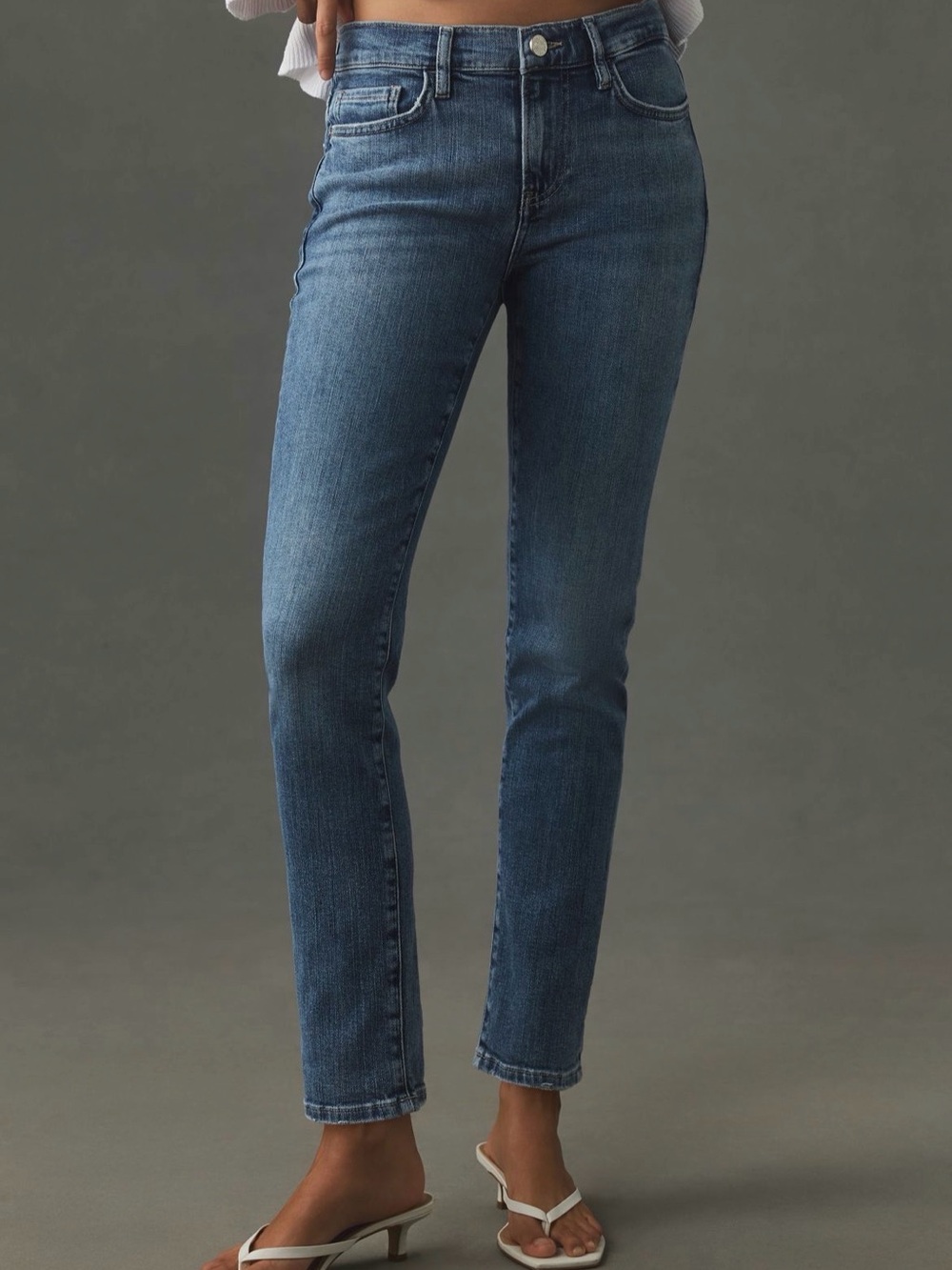 Frame Le Garçon Mid Rise slim boyfriend jeans